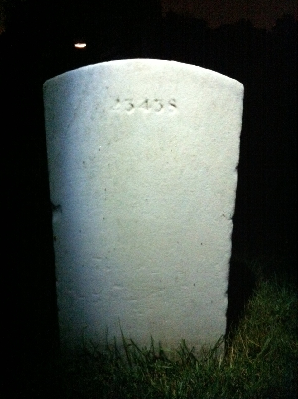 Back of headstone — John Mohl