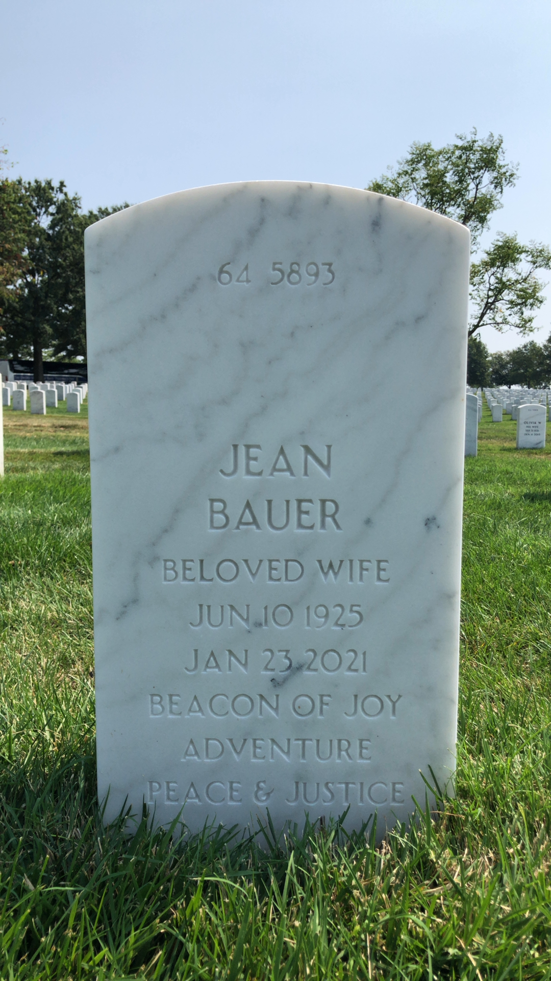 Back of headstone — Peter Fisler