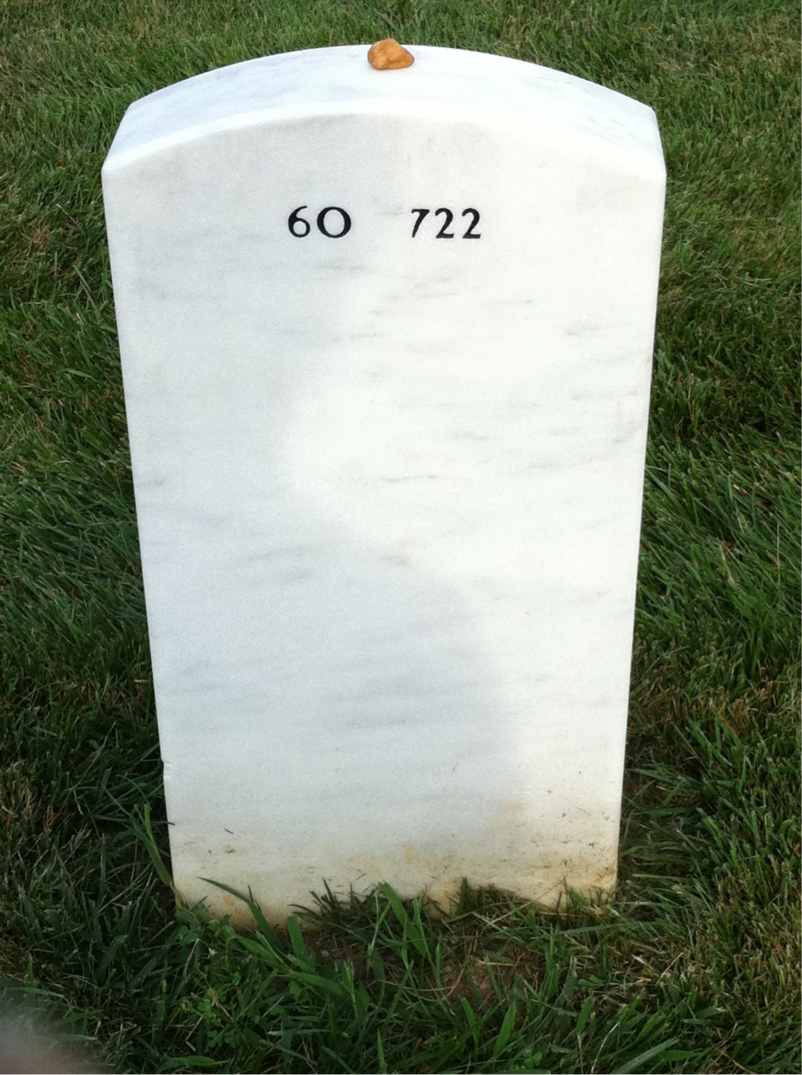 Back of headstone — Stanley Dolins