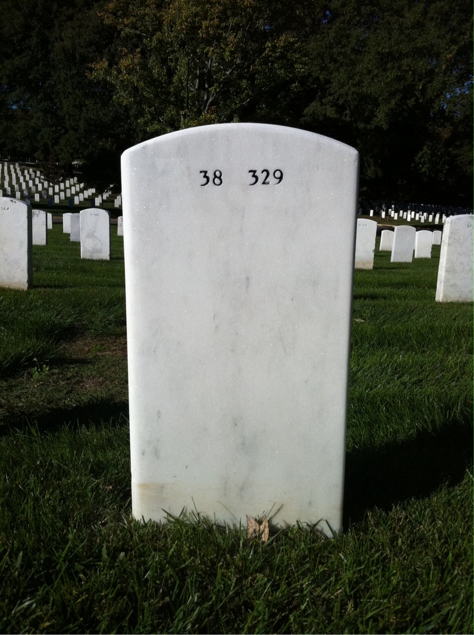 Back of headstone — James Cain