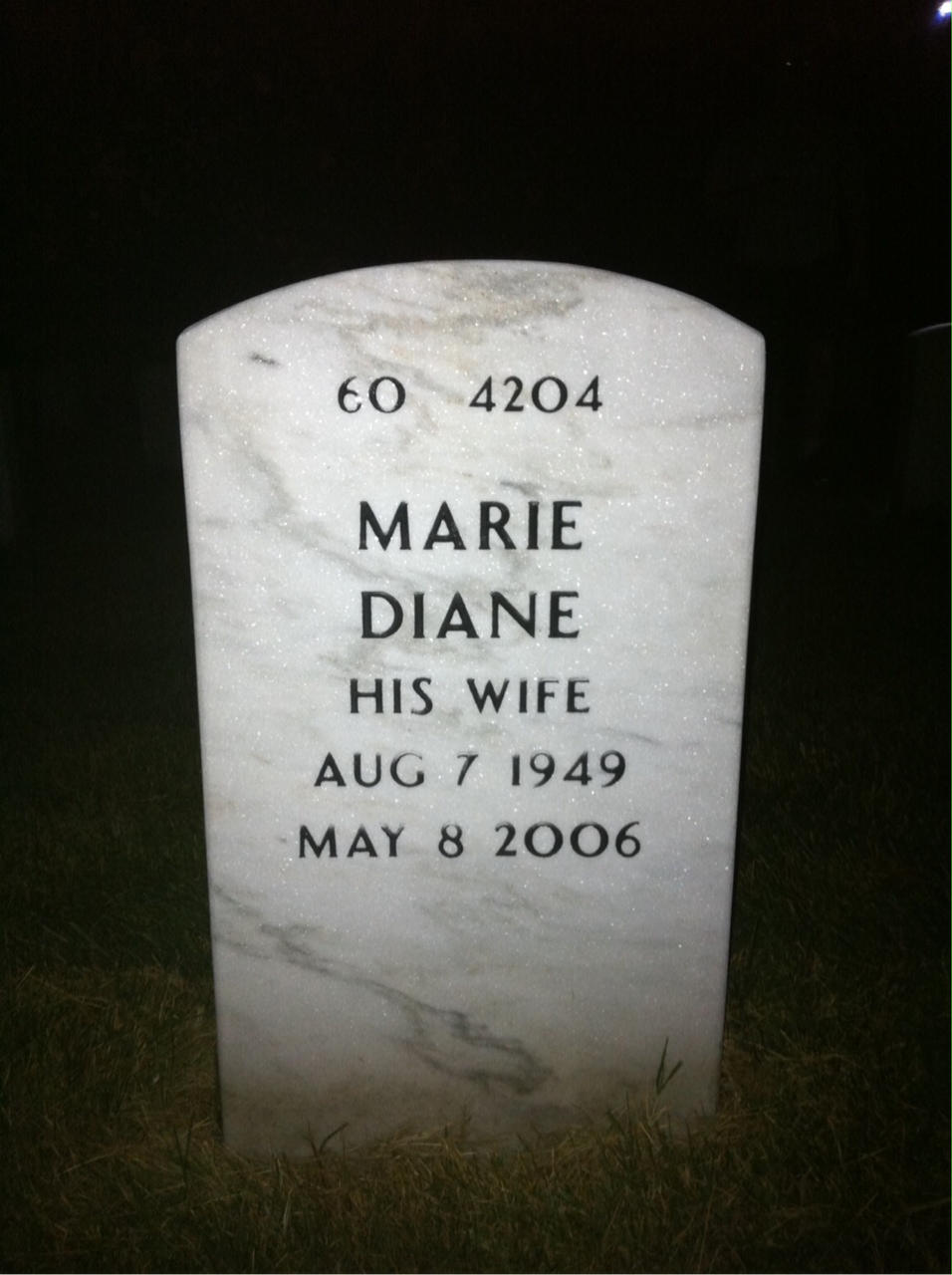 Back of headstone — James Etterman