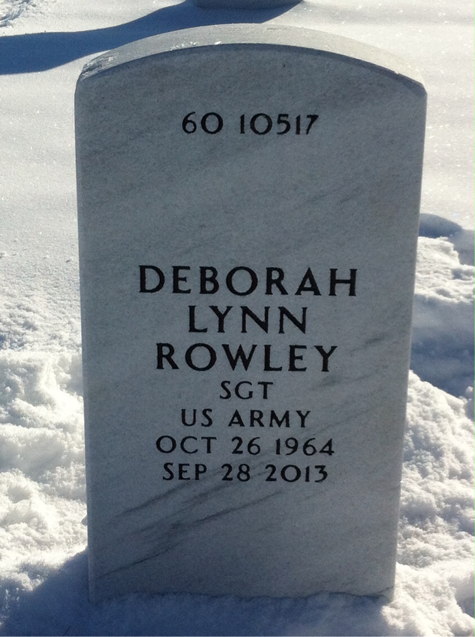 Back of headstone — William Jack Rowley