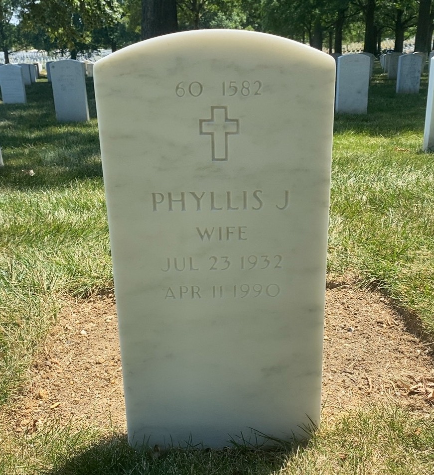 Back of headstone — Theodore Scott Silva