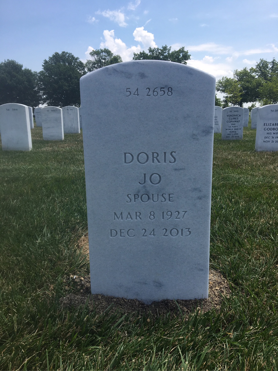 Back of headstone — William Fein