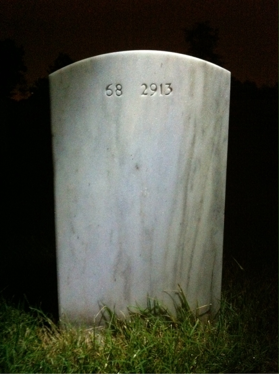 Back of headstone — Thomas Miller