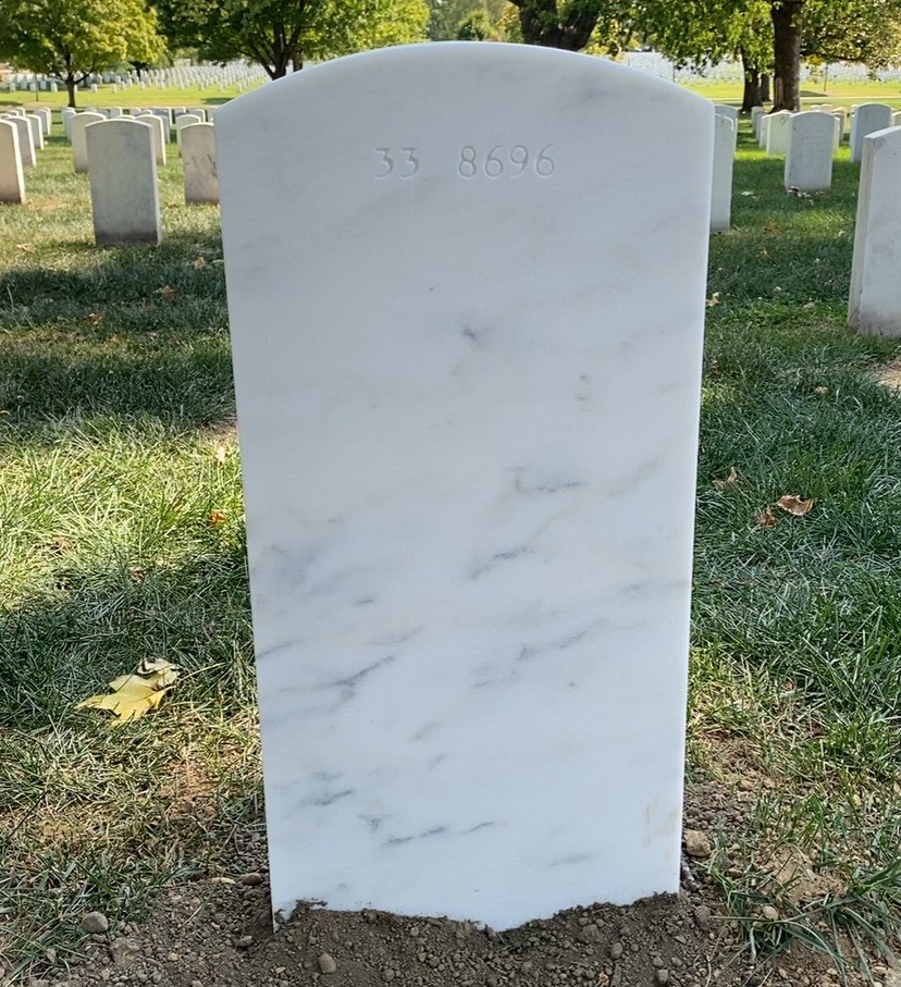 Back of headstone — Stan Joseph Skeldon