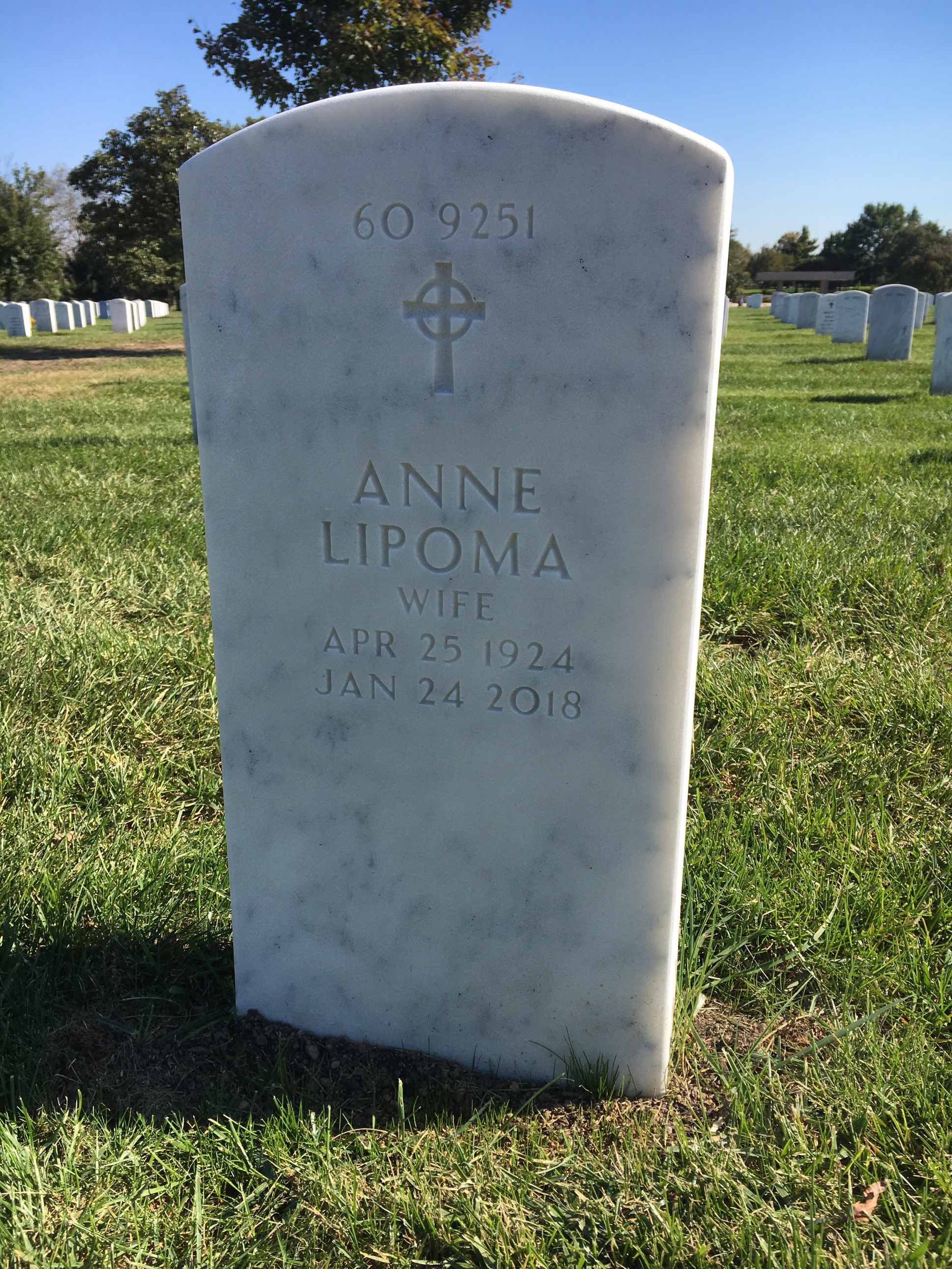 Back of headstone — Walter Hardee