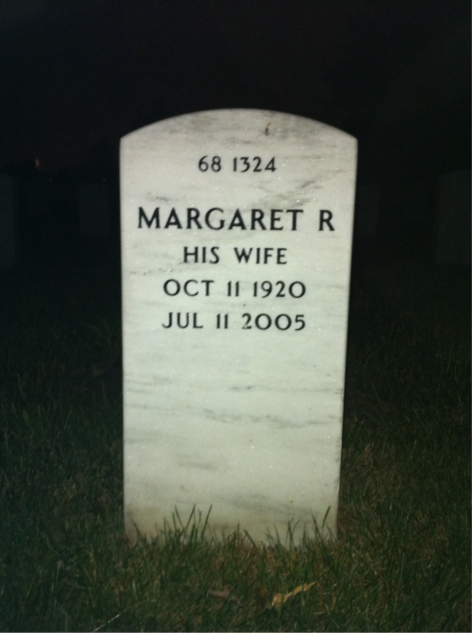 Back of headstone — Christopher Mcloughlin