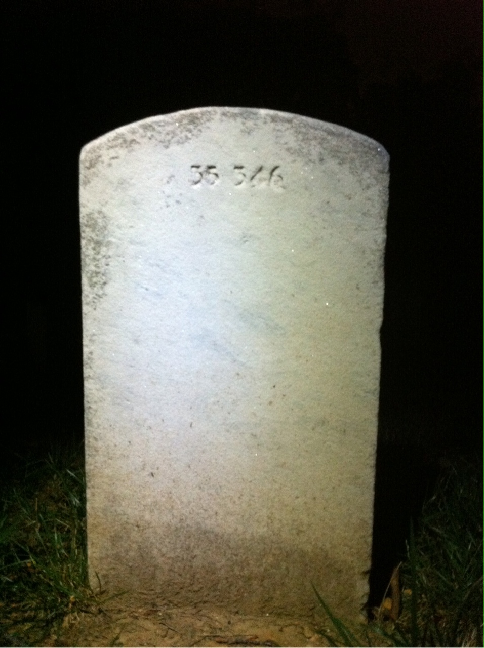 Back of headstone — Arthur Antoskow
