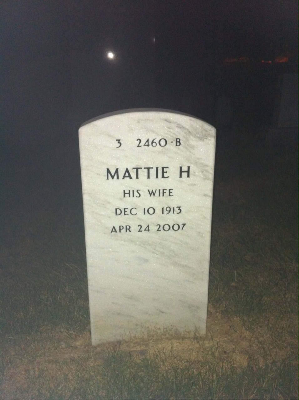 Back of headstone — Roy Rogers