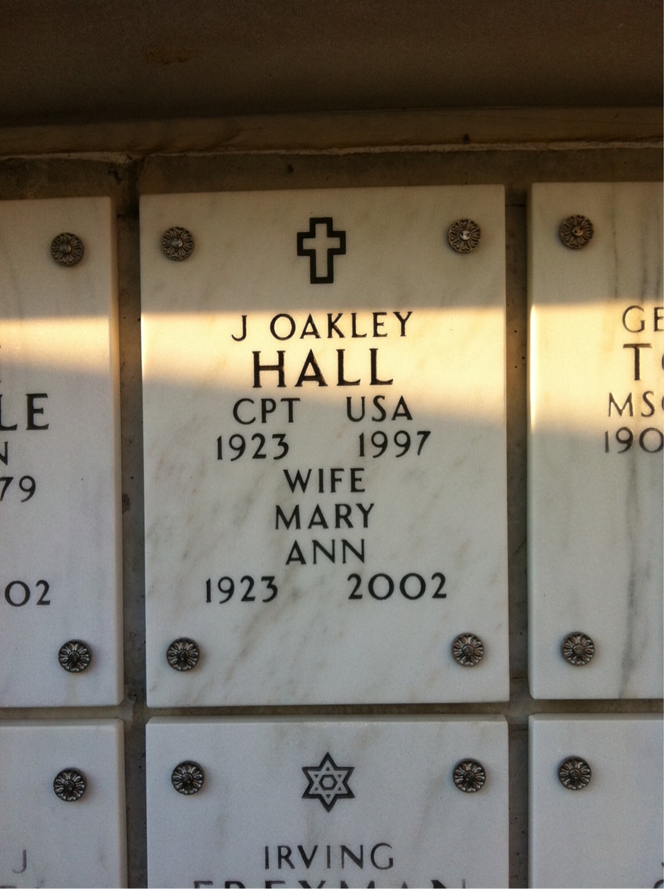 J Oakley Hall