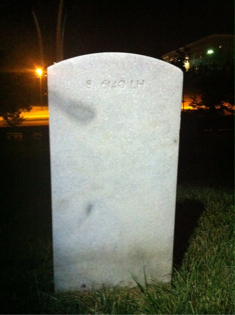 Back of headstone — Nettie Morris
