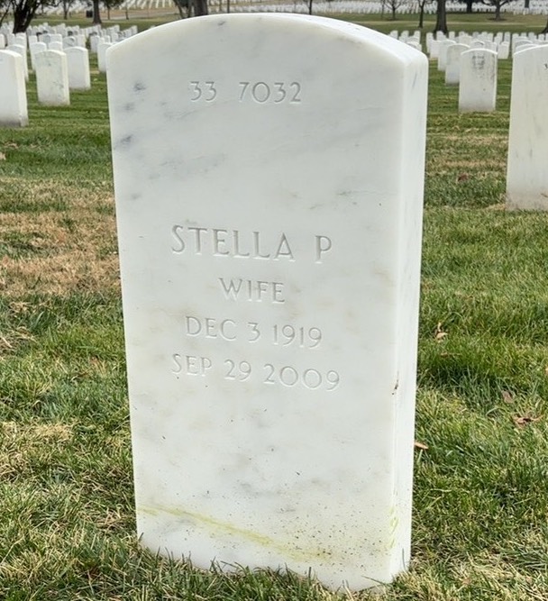 Back of headstone — Theodore Crichton