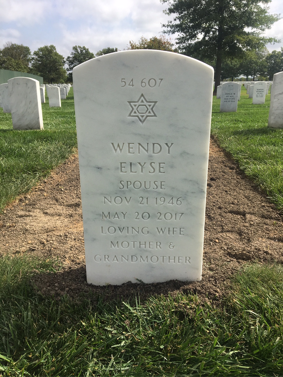 Back of headstone — Howard Briscoe