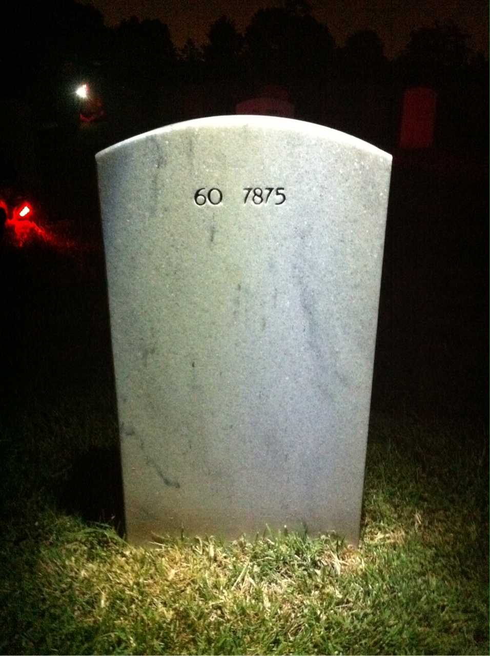 Back of headstone — Scott Douglas Sather
