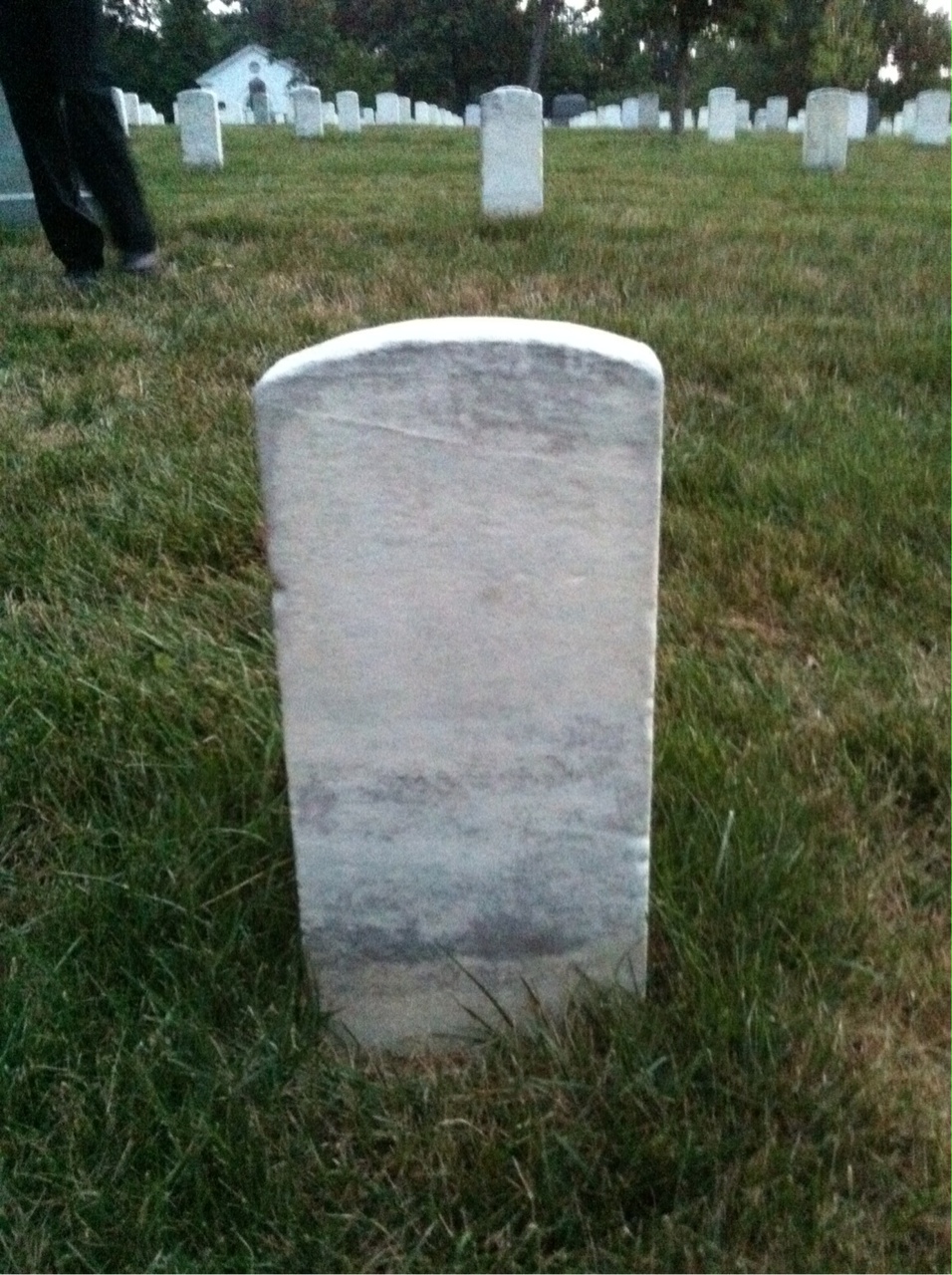 Back of headstone — Henry Bozzolos