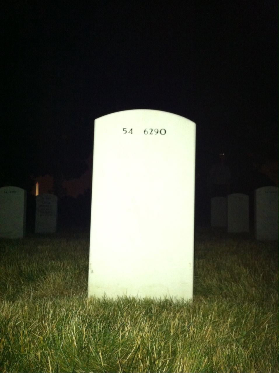 Back of headstone — William Wilson