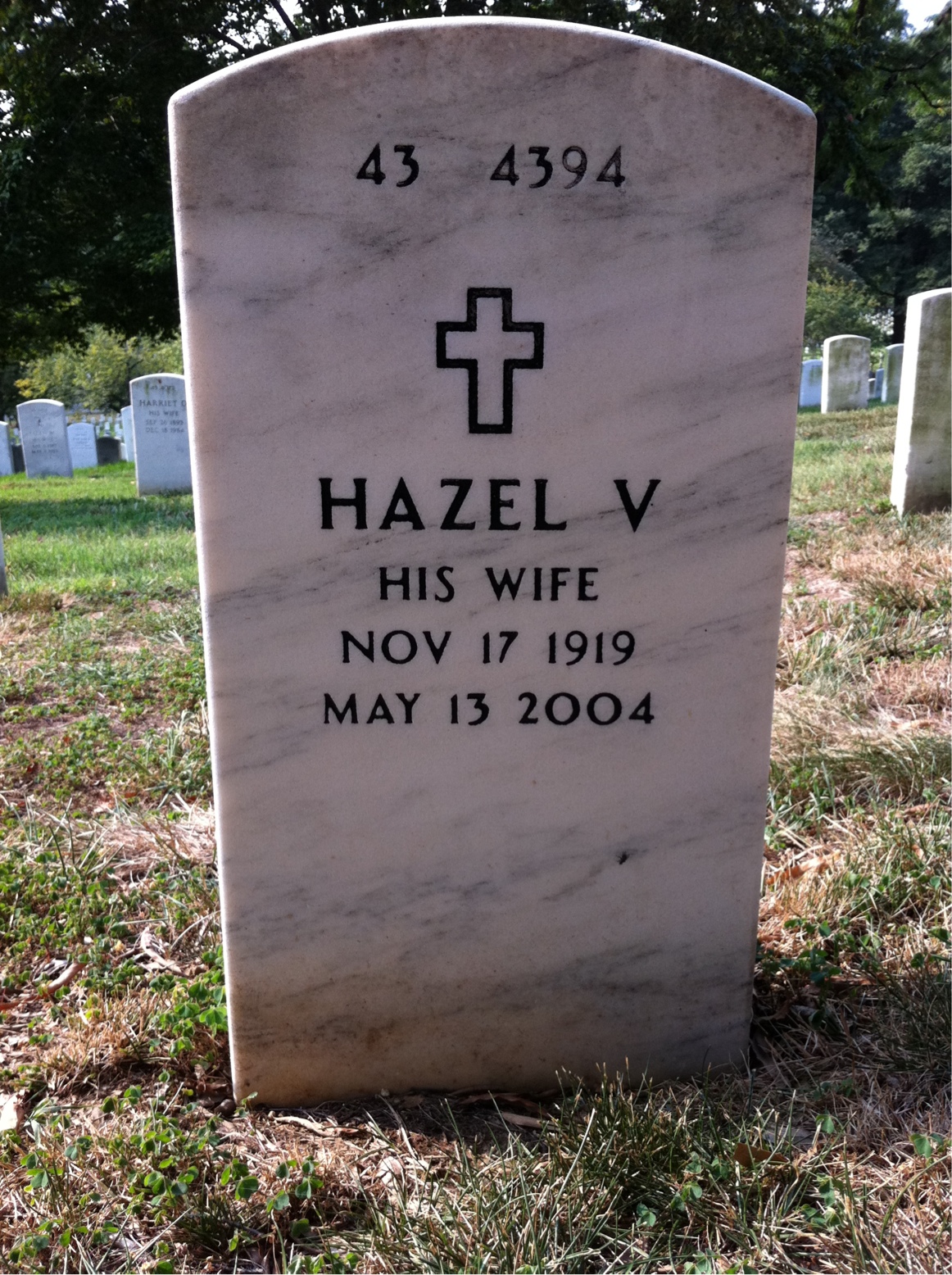 Back of headstone — Leon Tatelman