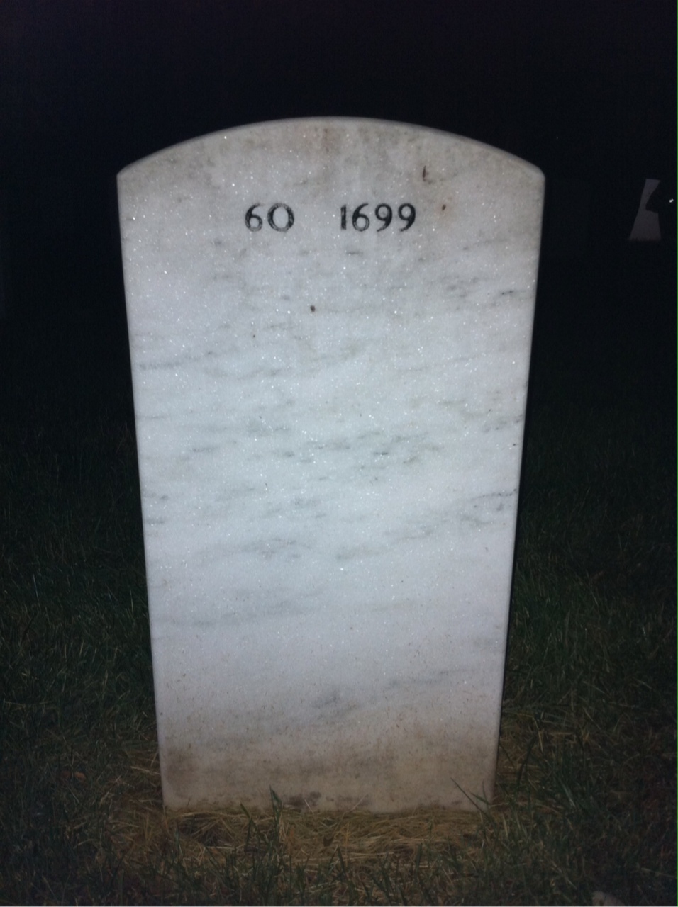 Back of headstone — Donald Gulledge