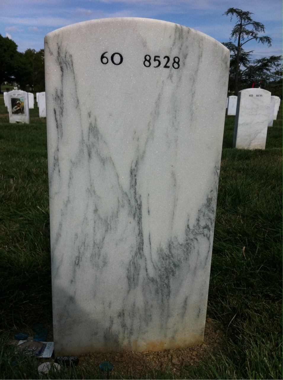 Back of headstone — Paul Kelly