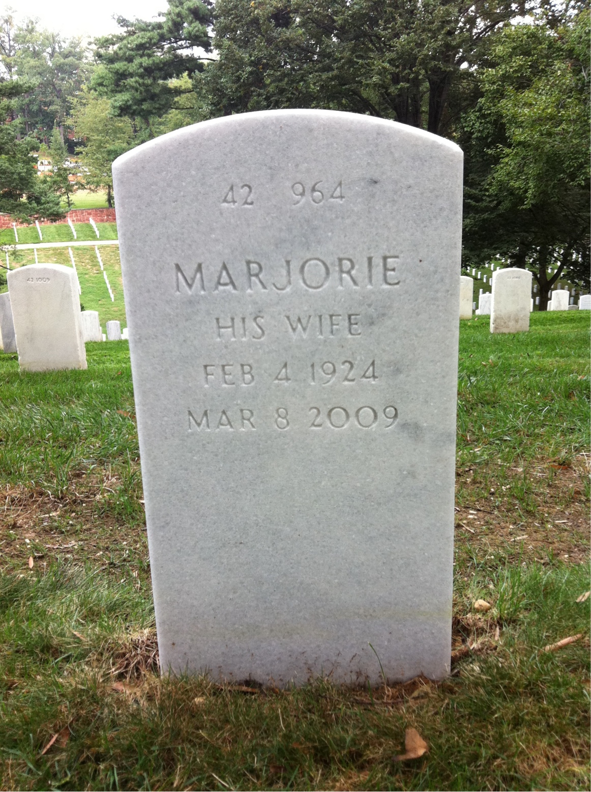 Back of headstone — Wallace Bosworth