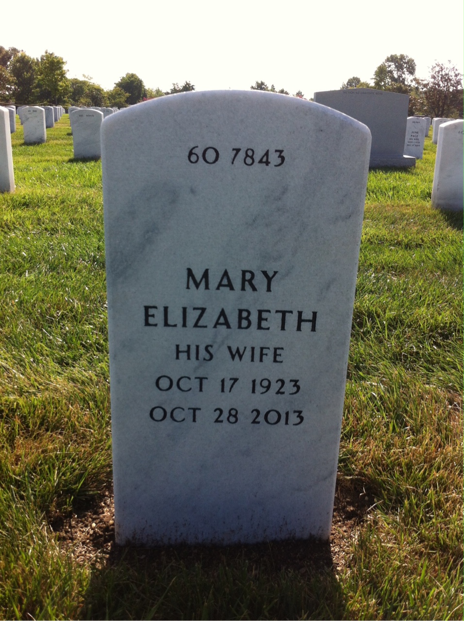 Back of headstone — Robert Strawn