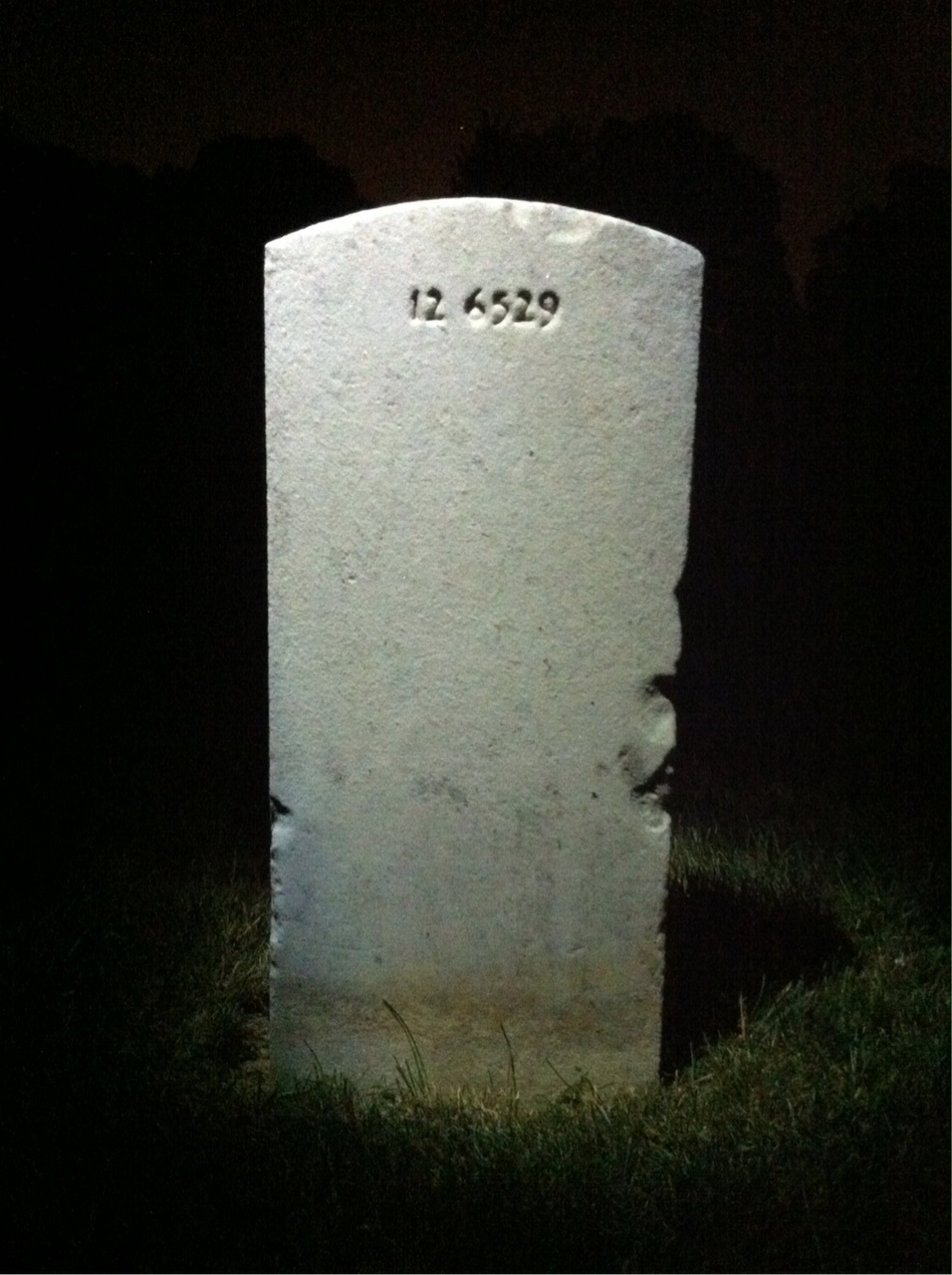 Back of headstone — Josephine Mutchler