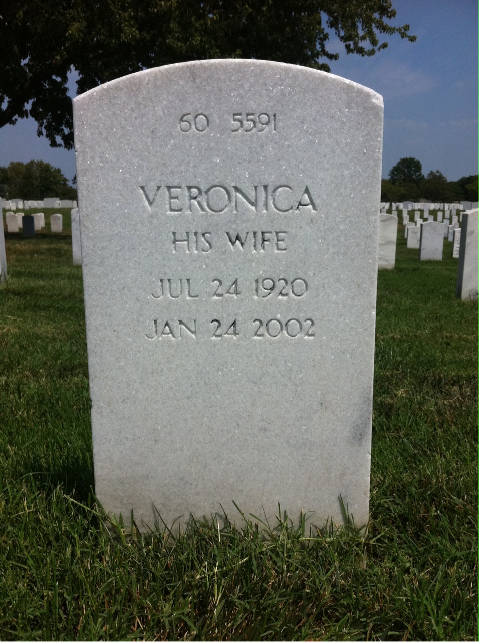Back of headstone — Robert Beebe