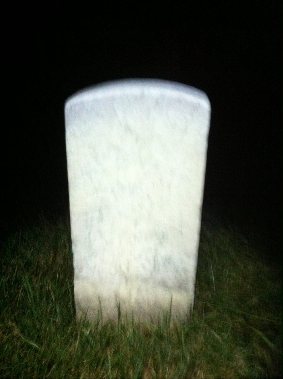 Back of headstone — Samuel Montague