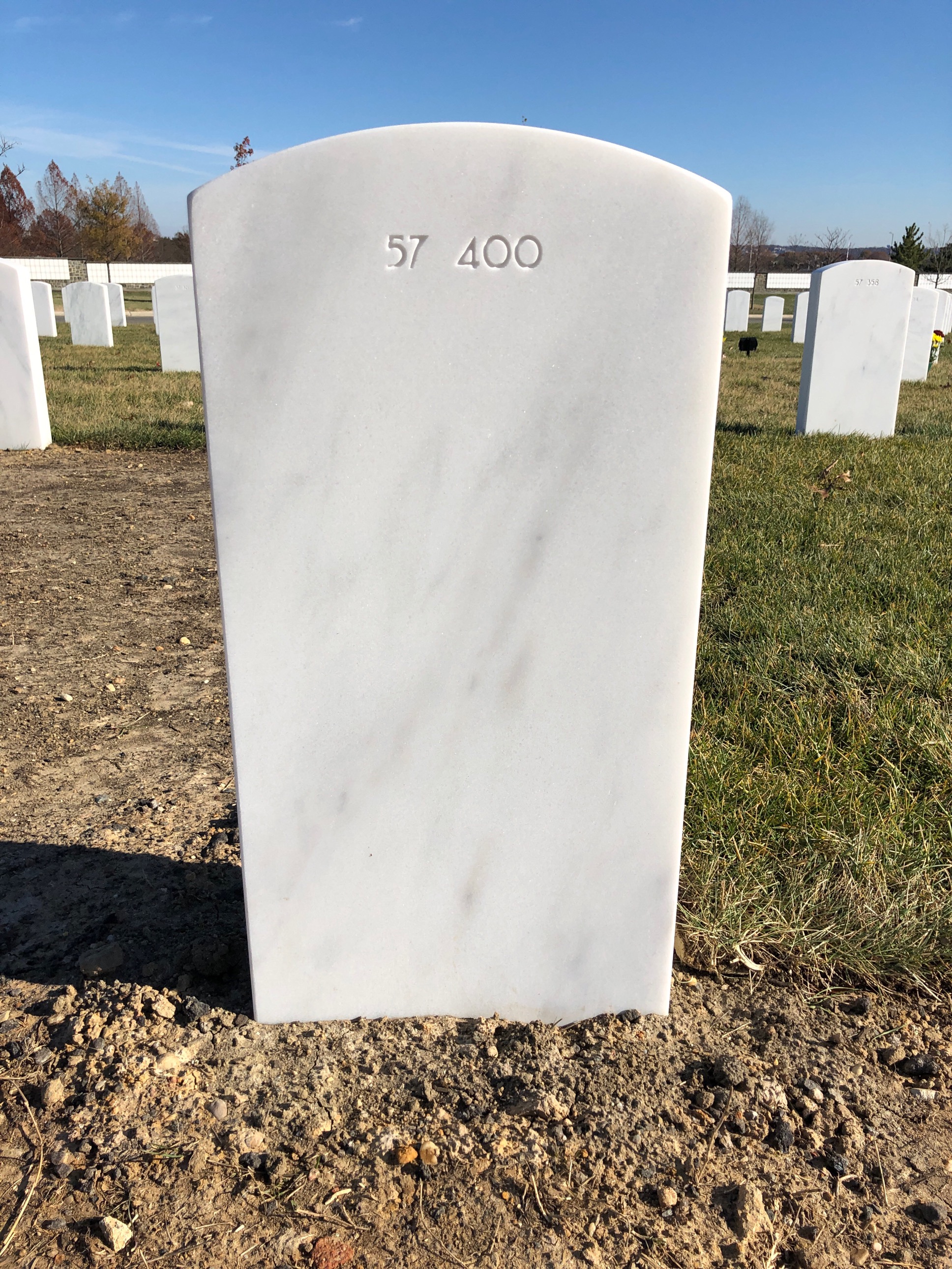 Back of headstone — Neil Collins