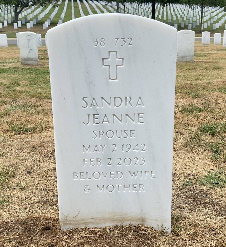 Back of headstone — John Berg