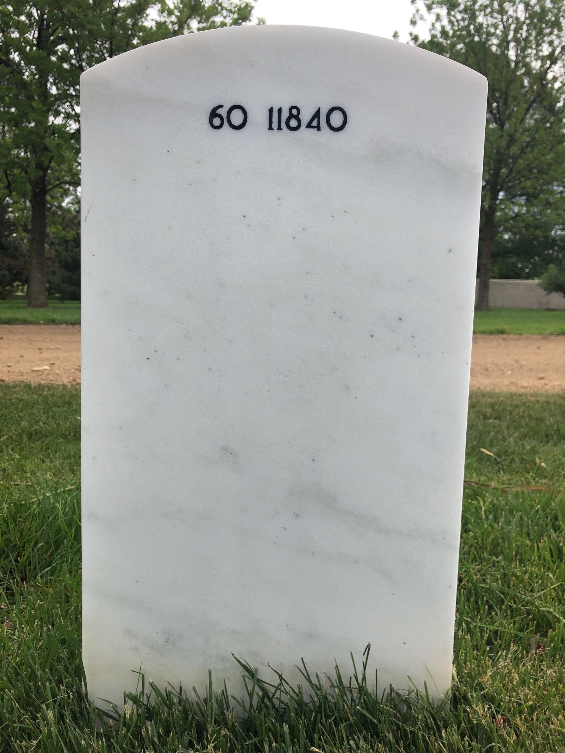 Back of headstone — Alexander Conrad