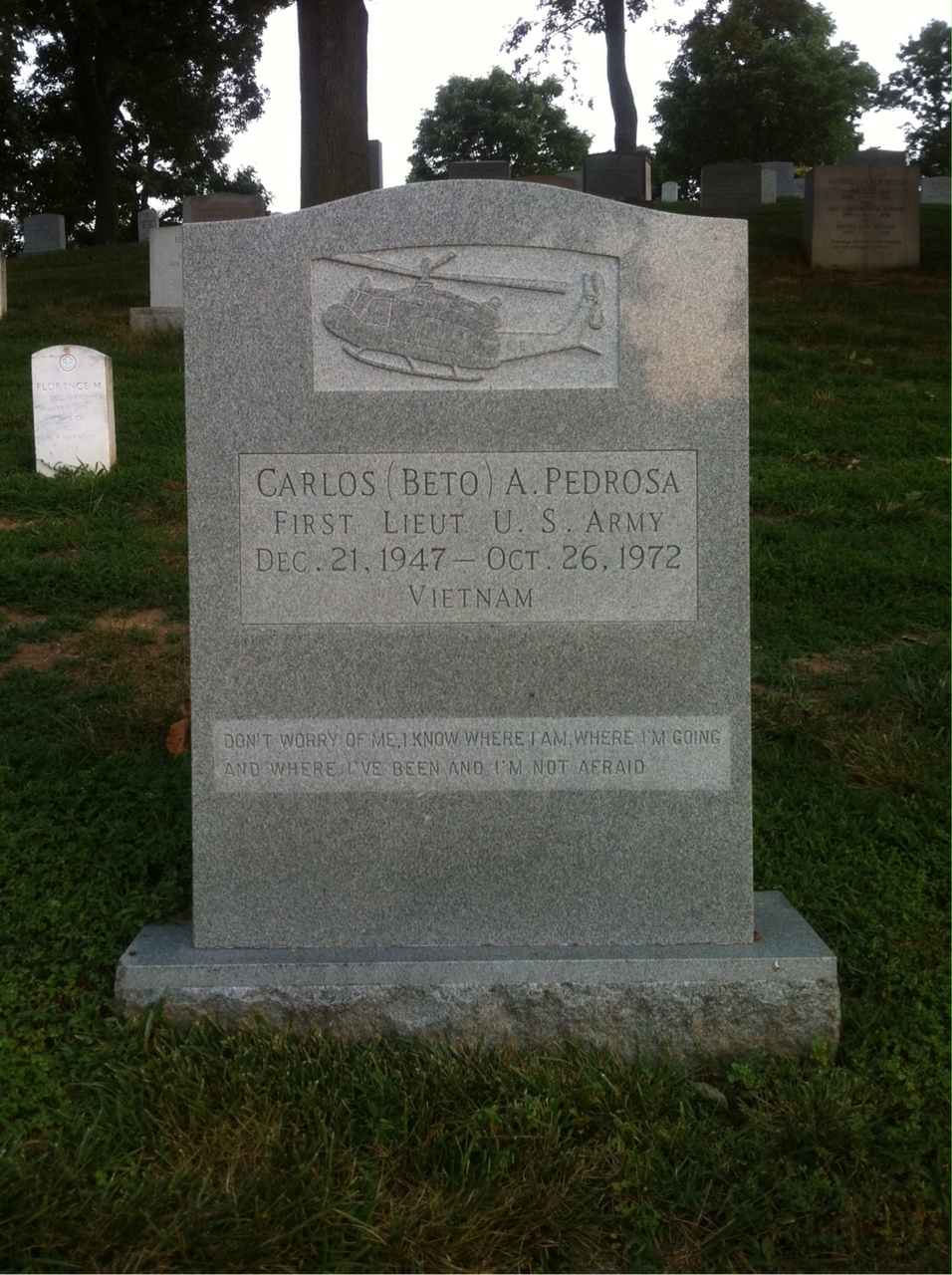 Headstone of Carlos Alberto Pedrosa