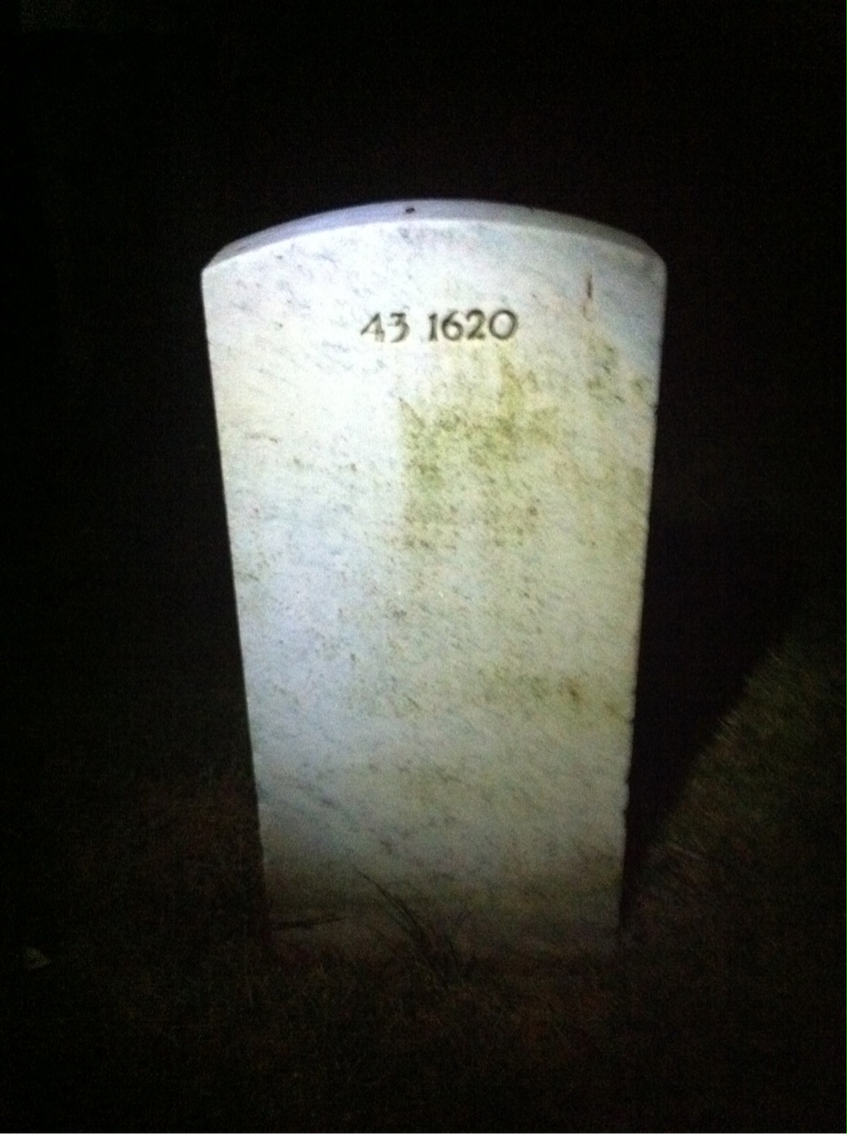 Back of headstone — Elmo Montross