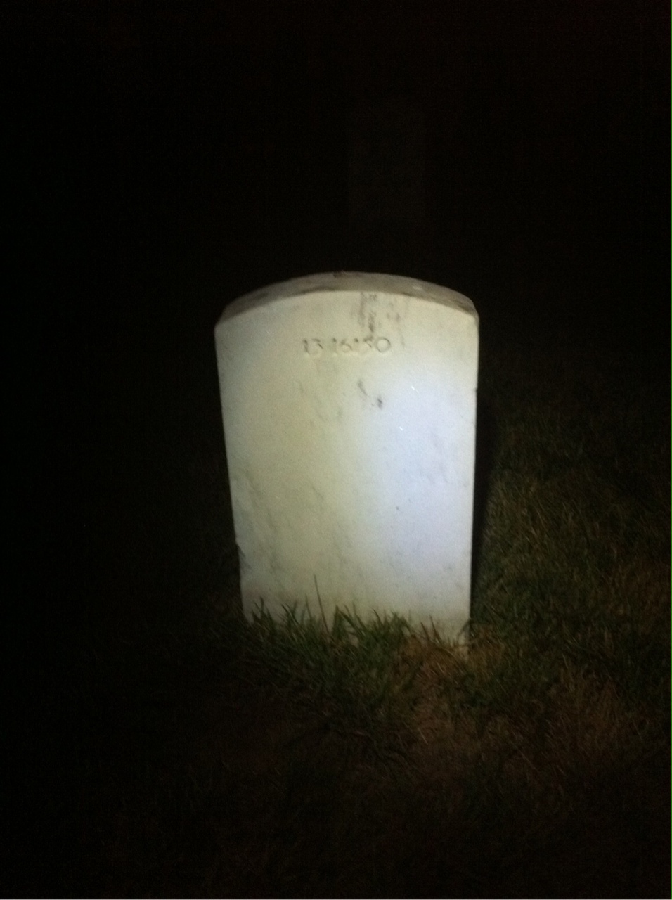 Back of headstone — Donald Aanerud