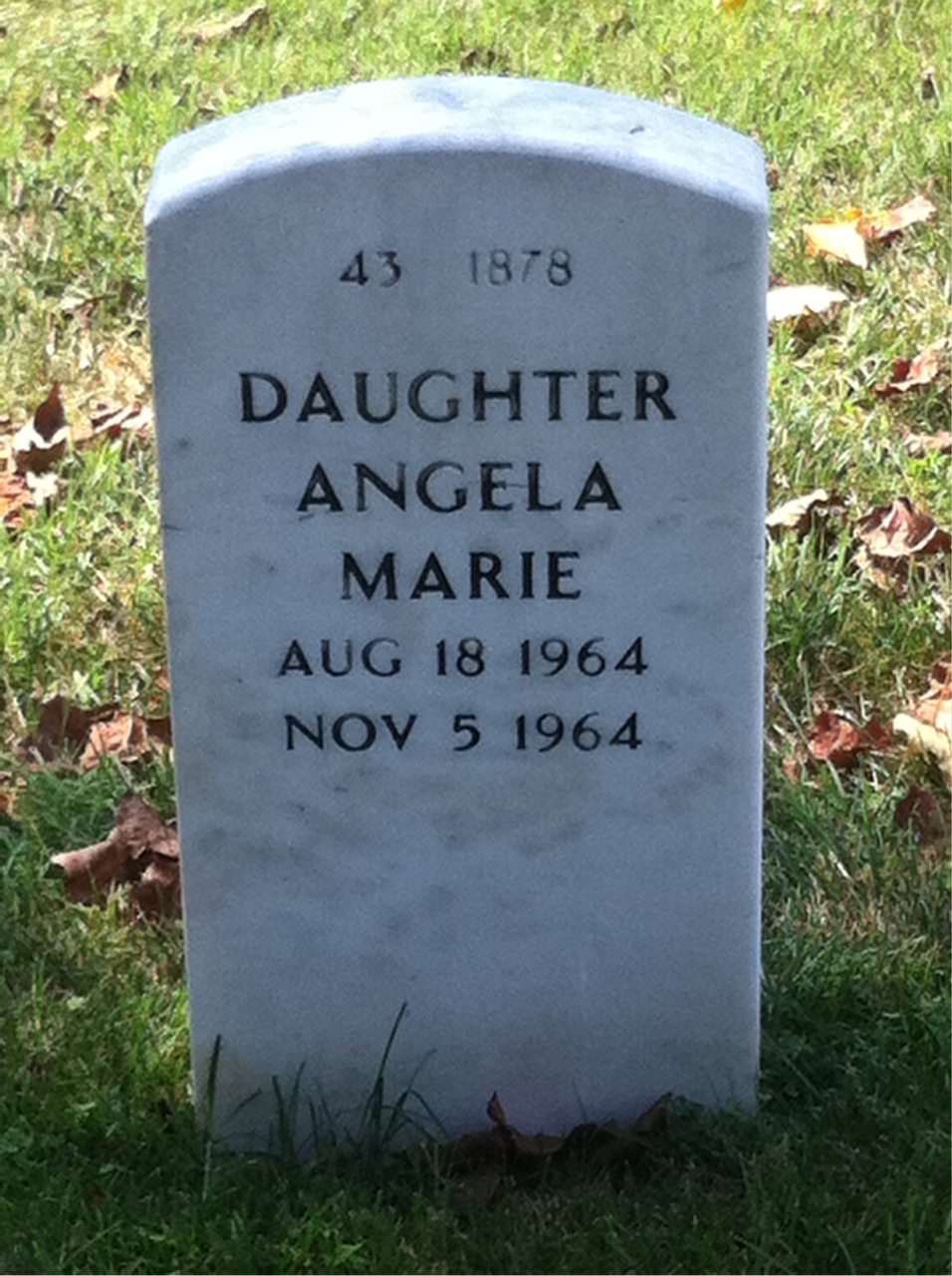 Back of headstone — Fred Rotramel