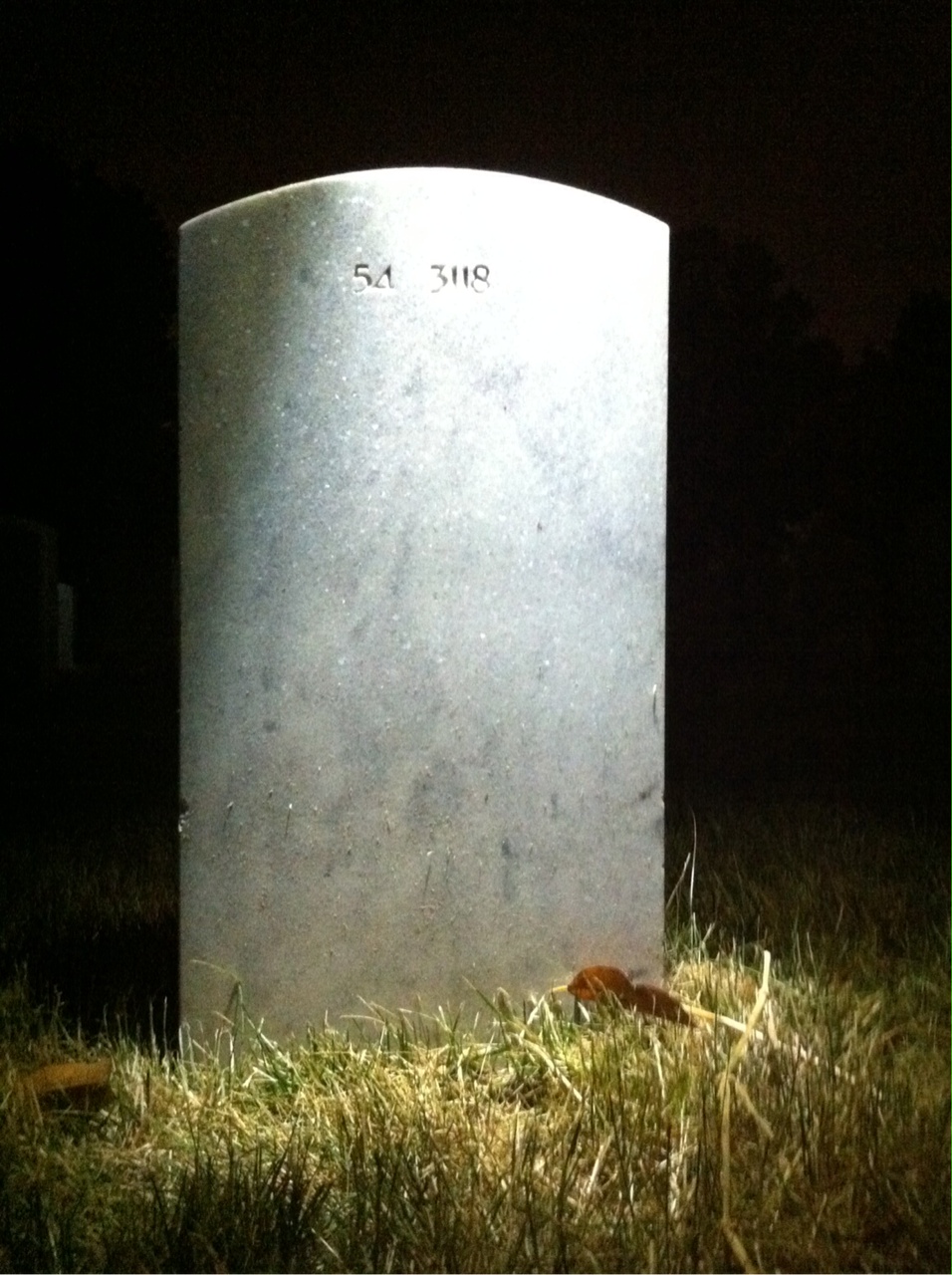 Back of headstone — Daniel Moynihan