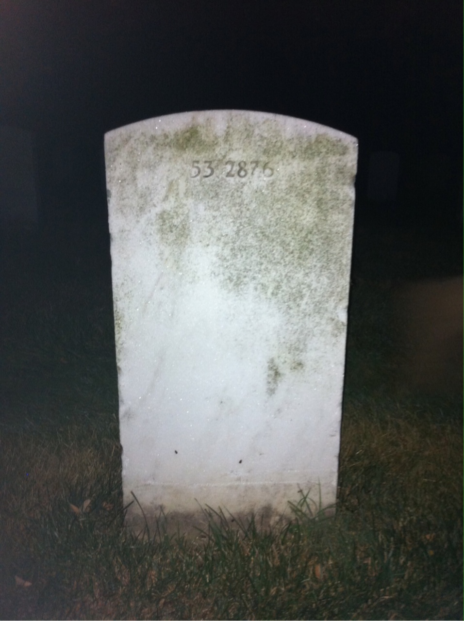 Back of headstone — Robert L Congdon