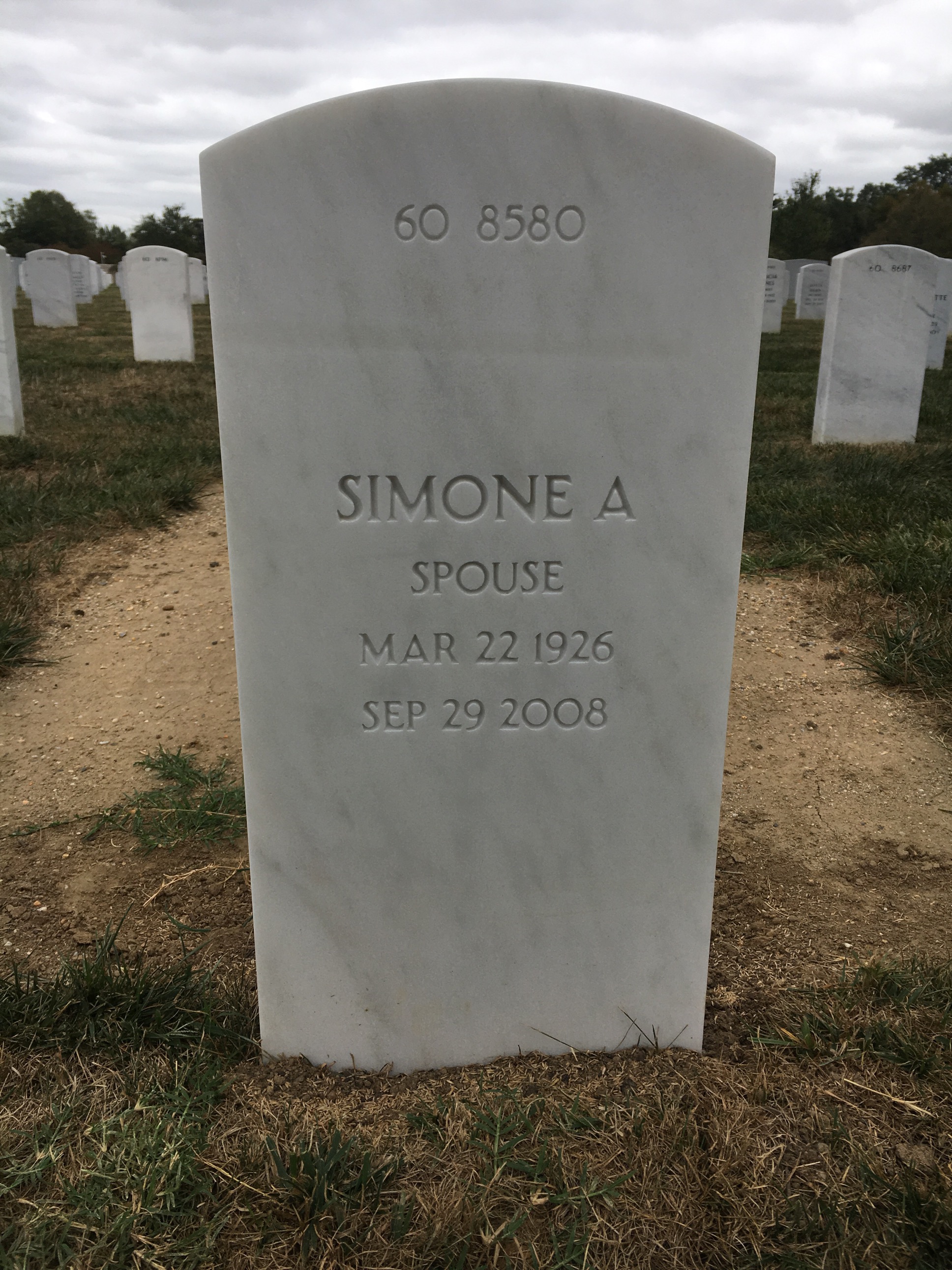 Back of headstone — James Mcdermott