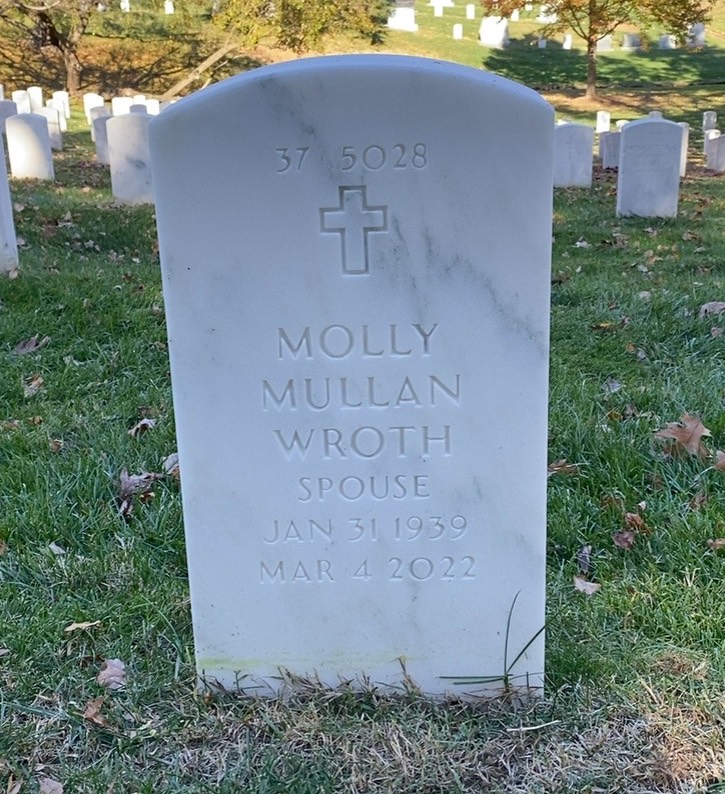 Back of headstone — Edward Mullan