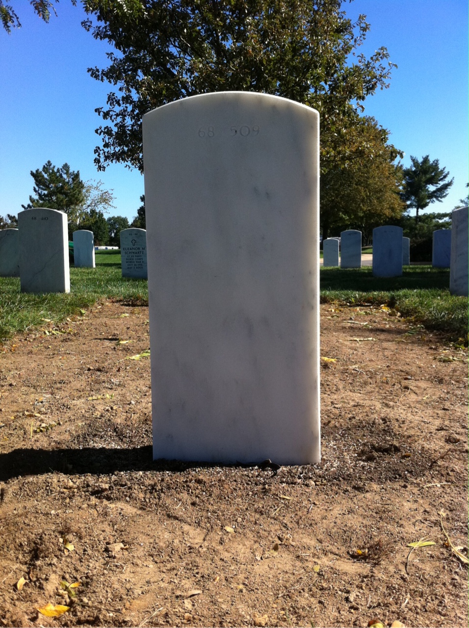 Back of headstone — William Arndt Sensenderfer