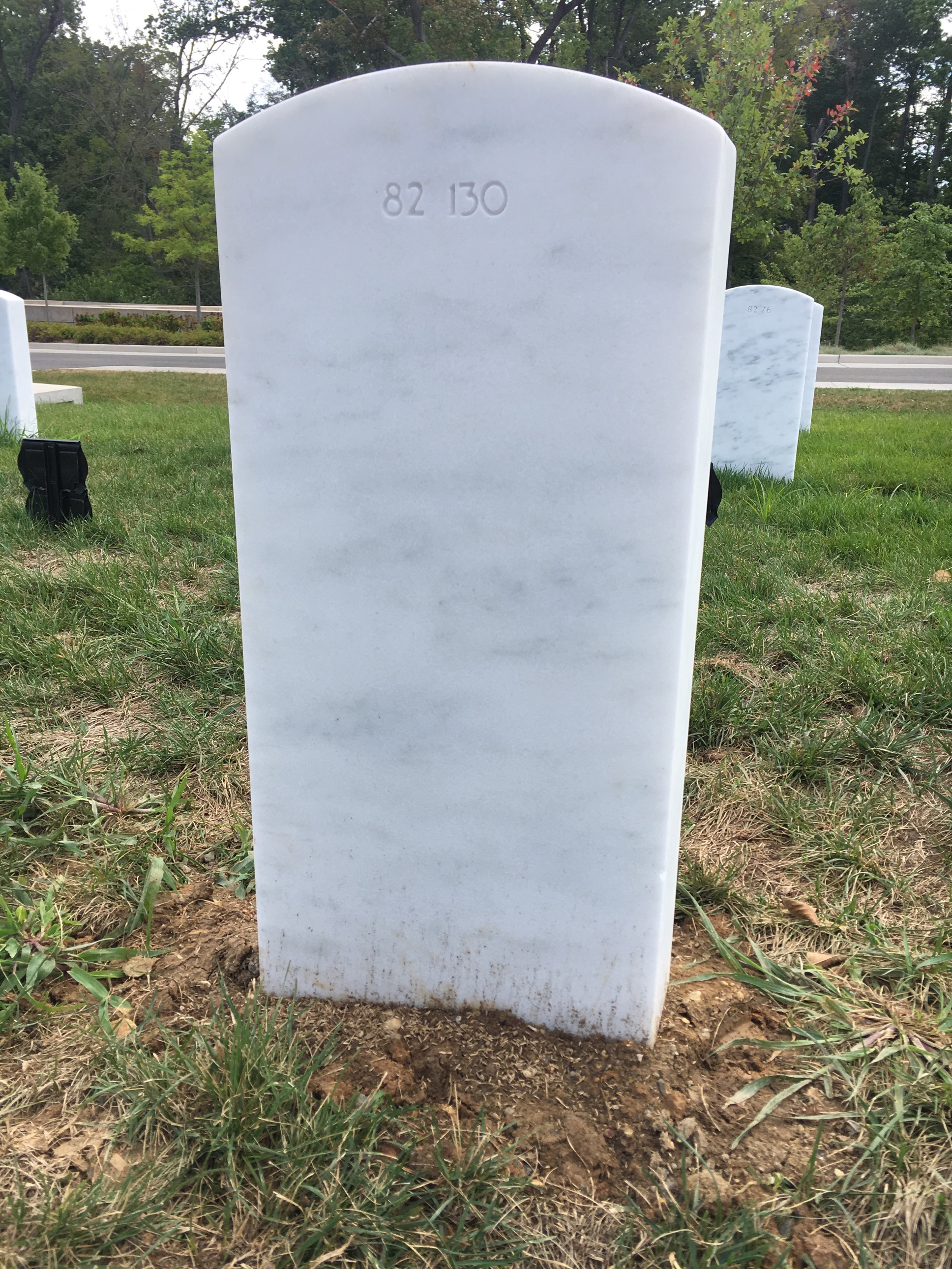 Back of headstone — Samuel Turner