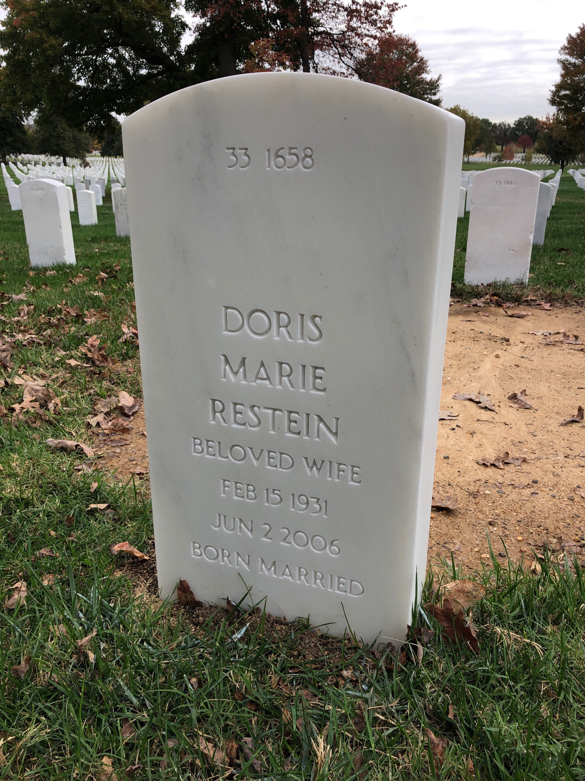 Back of headstone — John Lindsey