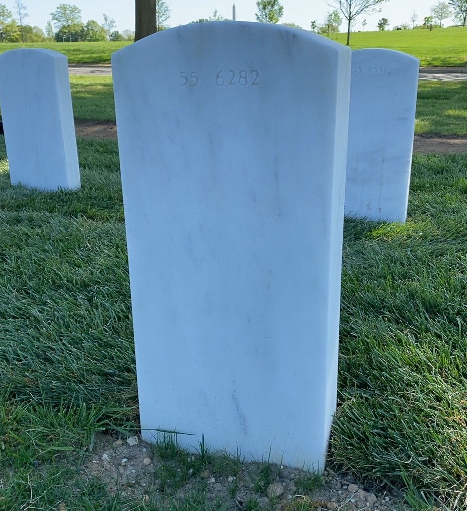 Back of headstone — Bradlee Jay Pierce
