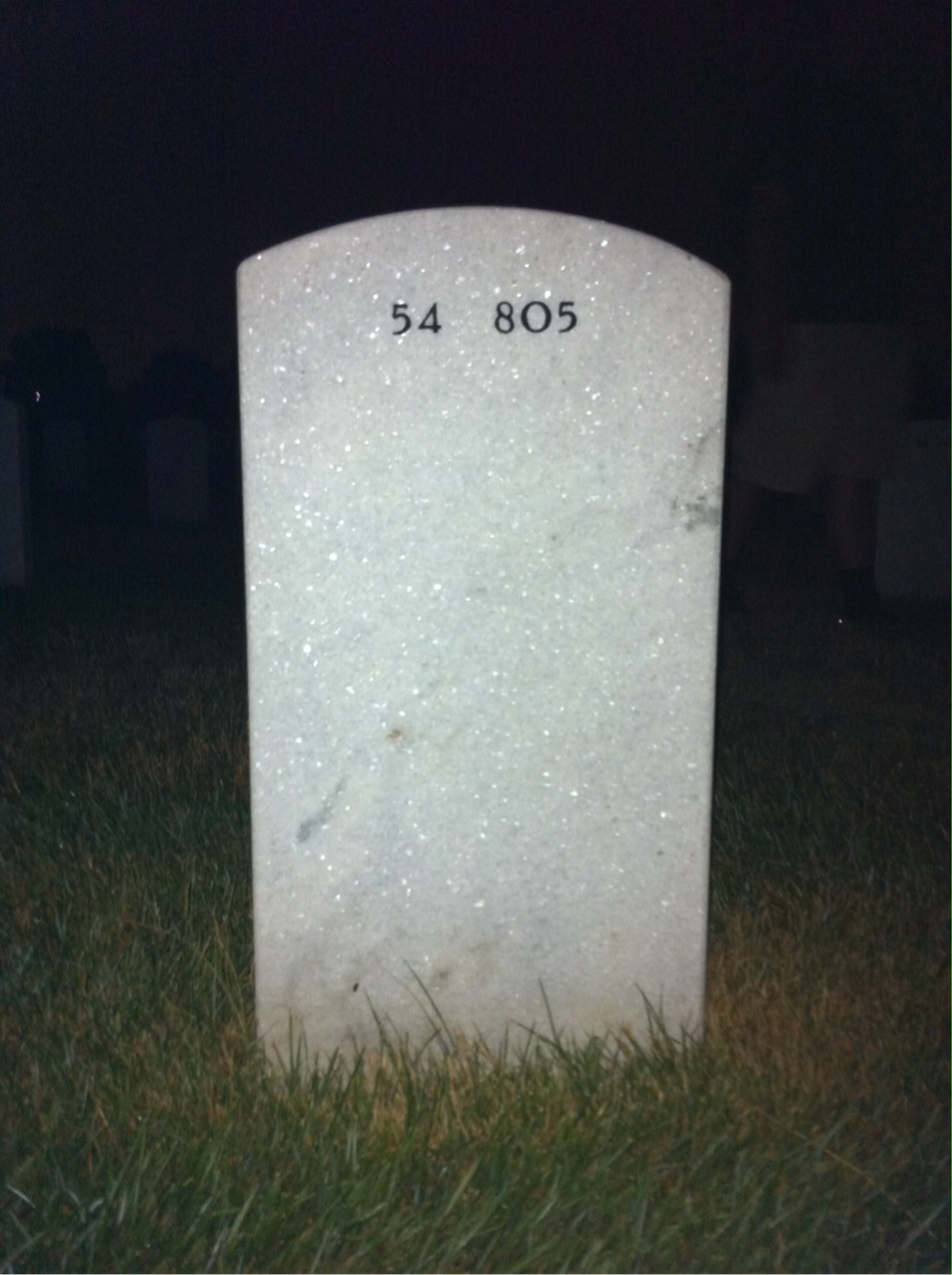 Back of headstone — Sophia Dziadura