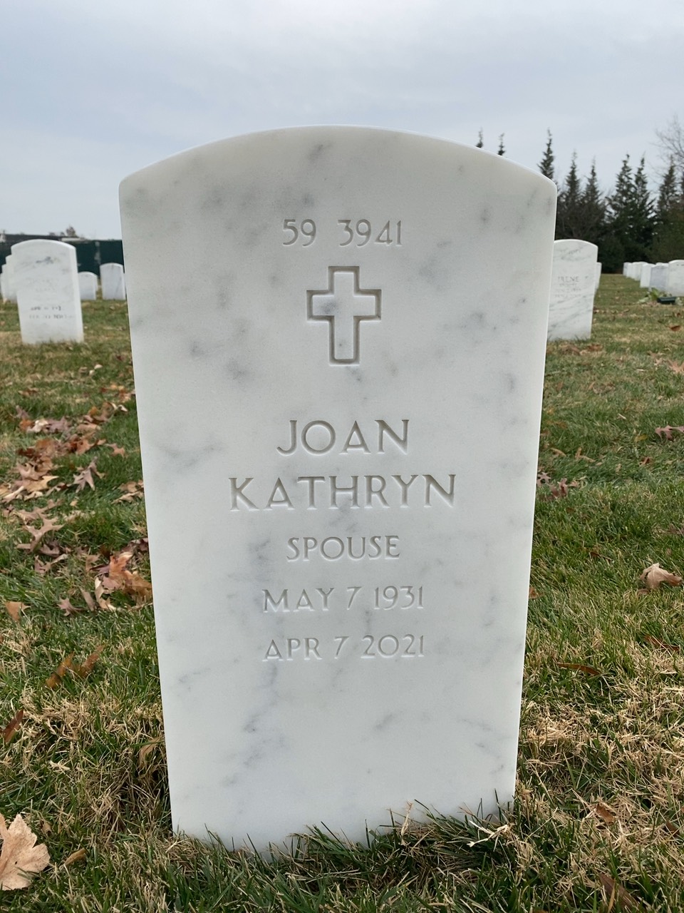 Back of headstone — Raymond Reeves