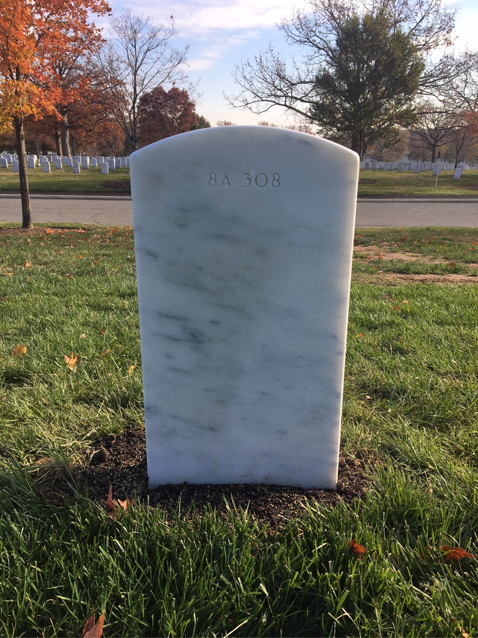 Back of headstone — Frank Bailey