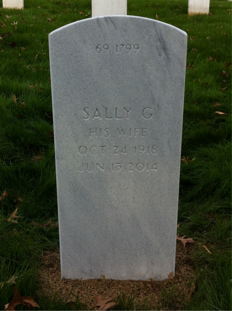 Back of headstone — Edward Halsey