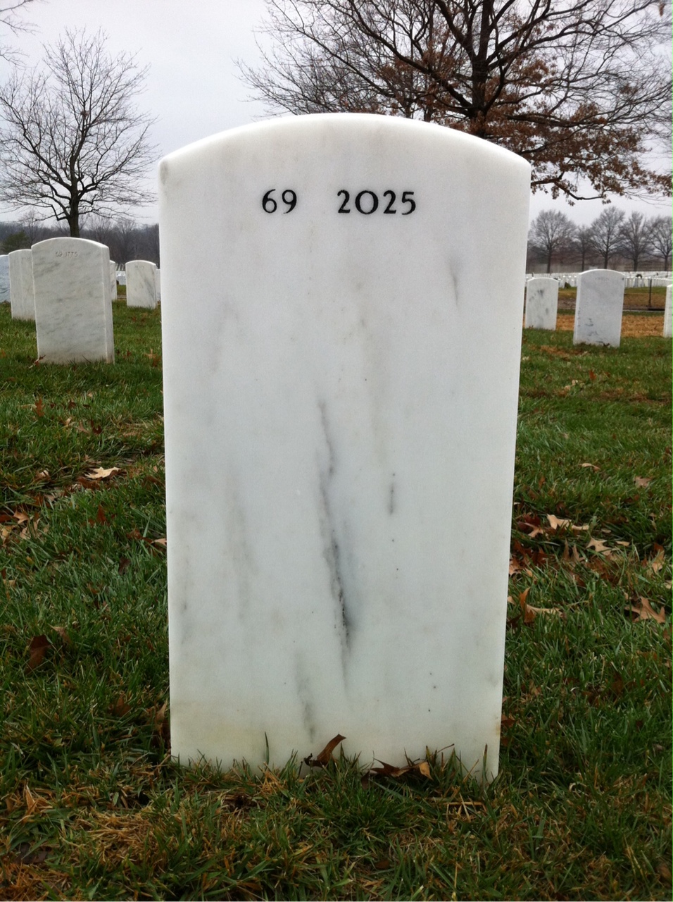 Back of headstone — Arthur Charnesky