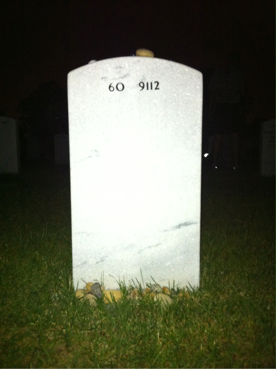Back of headstone — James Sikes